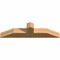 Ekena Millwork Portland Smooth Timber Gable Bracket, Western Red Cedar, 48"W x 12"H x 5 1/2"D x 5 1/2"F, 6/12 Pitch GBW048X12X0606POR00SWR - alternate 2